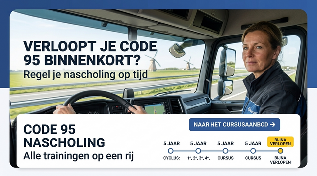Verloopt je Code 95 binnenkort? Regel je nascholing op tijd